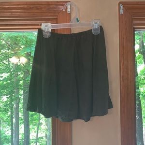 Brandy Melville Green Skater Skirt